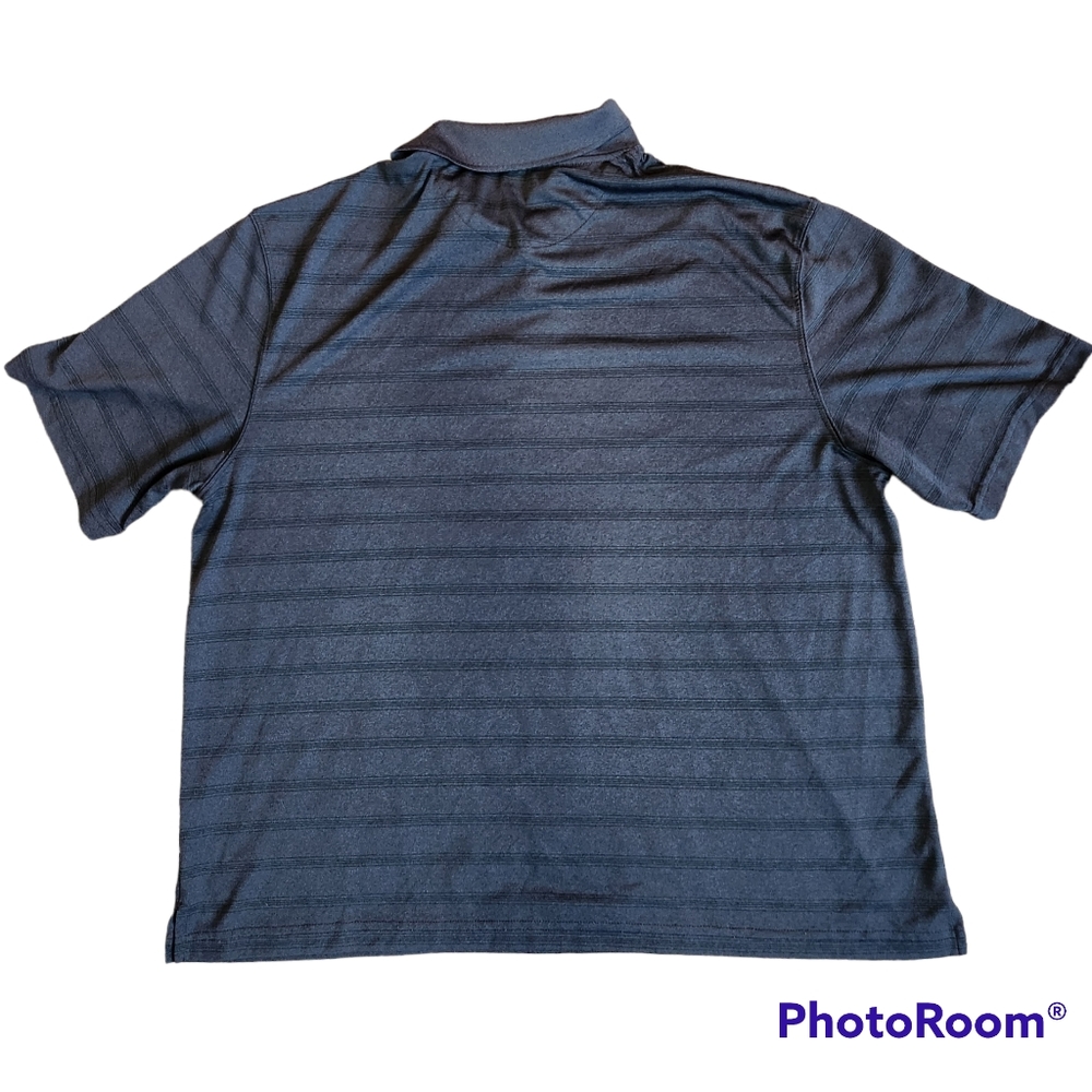 HAGGAR cool 18 golf shirt Size XL. Gray - Picture 2 of 4